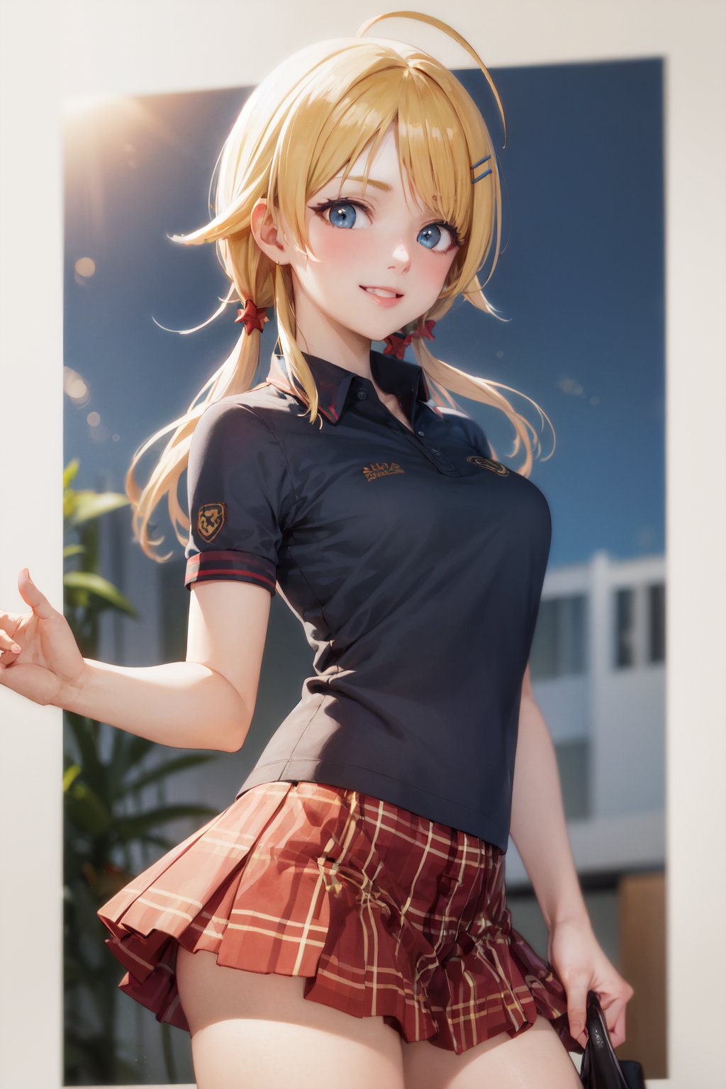 00107-3097521190-(masterpiece, best quality_1.2), , cowboy shot, solo, 1girl, hachimiya meguru, smile, looking at viewer, ahoge, low twintails, h.jpg